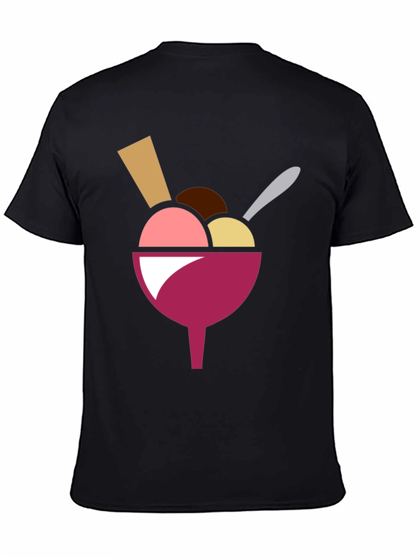 Ice Cream Graphic Mens T-Shirt