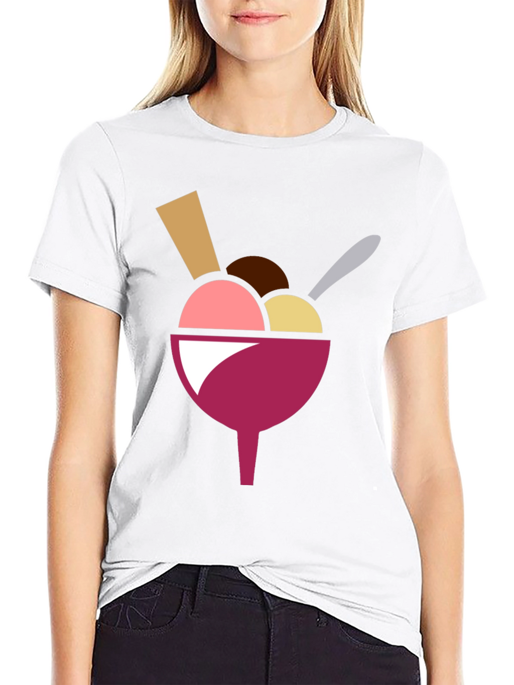 Ice Cream Graphic Mens T-Shirt