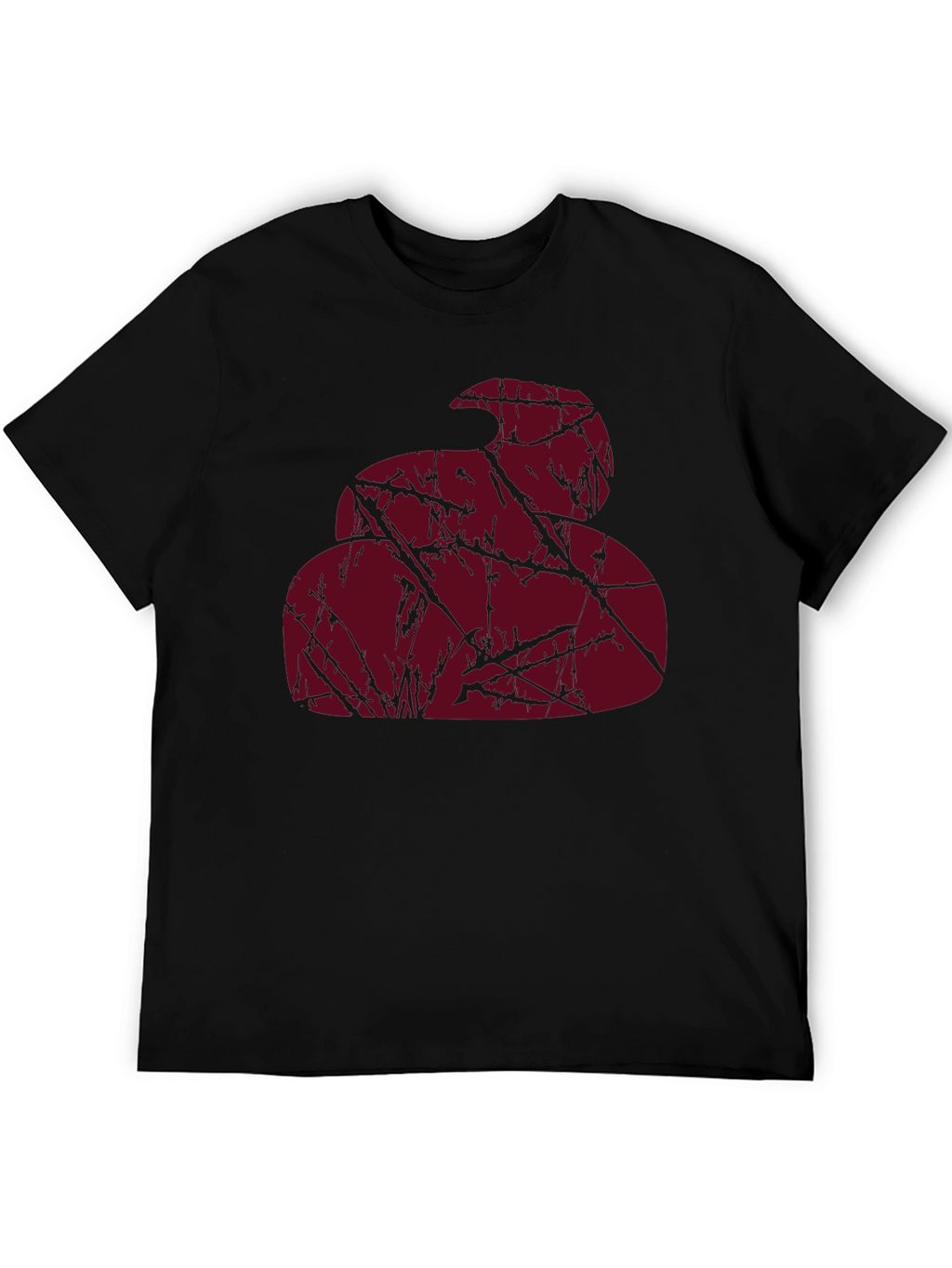 Funny Poop Emoji Black T-Shirt