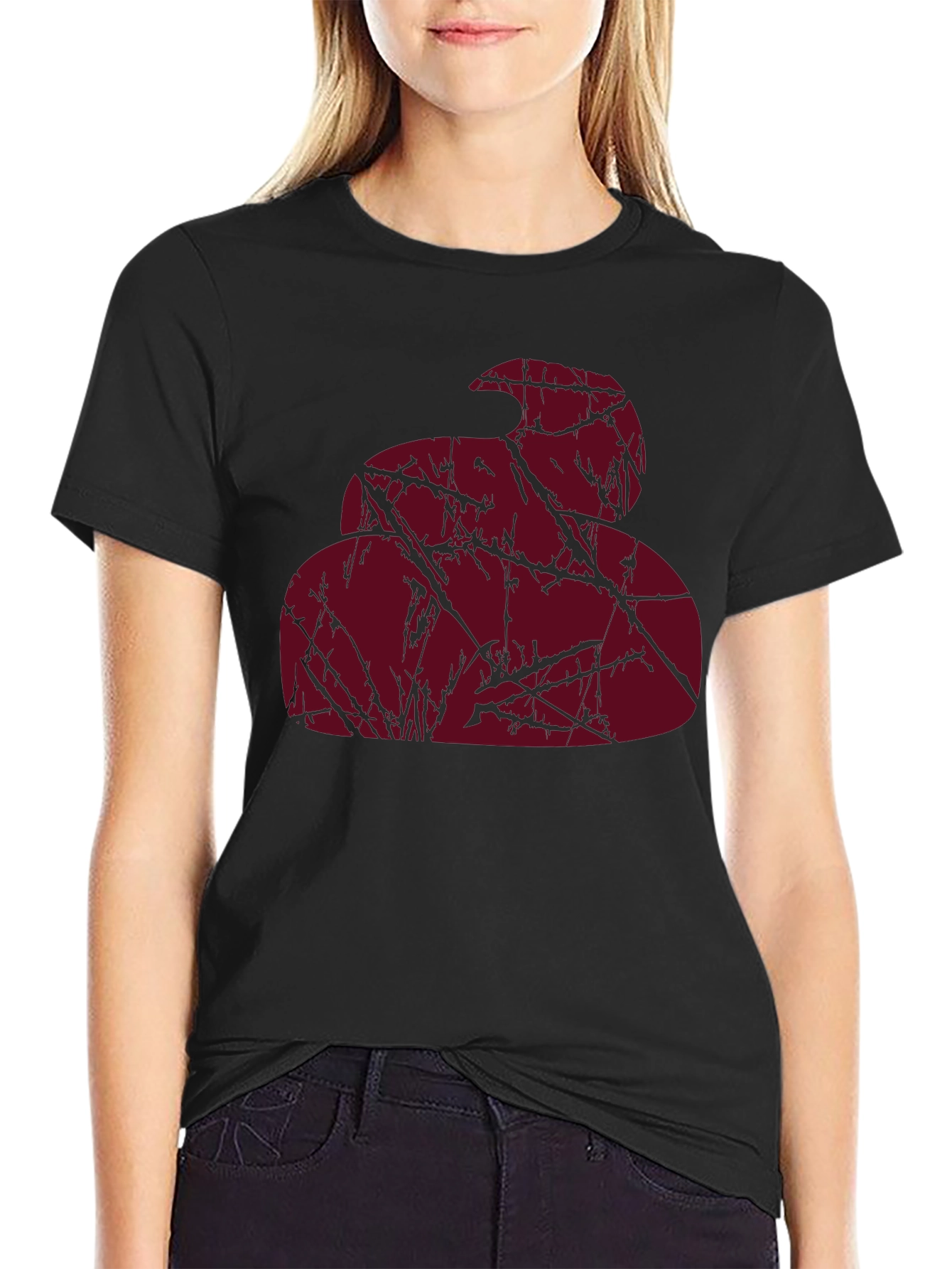 Funny Poop Emoji Black T-Shirt