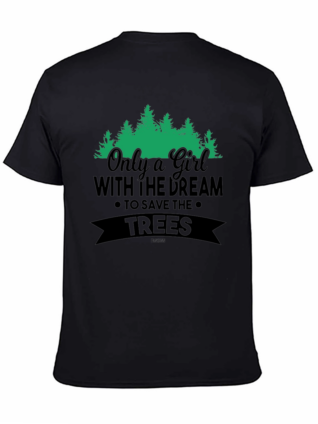 Girl Dream Save Trees Graphic Tee