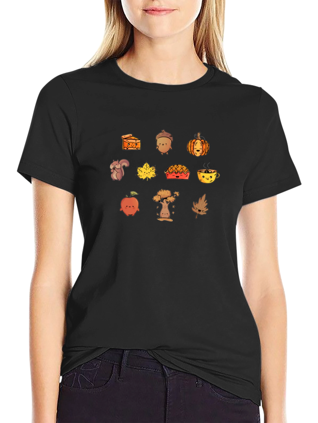 Autumn Harvest Kawaii T-Shirt