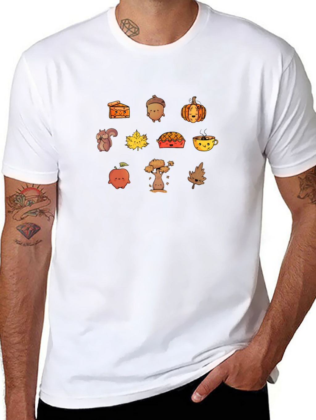 Autumn Harvest Kawaii T-Shirt