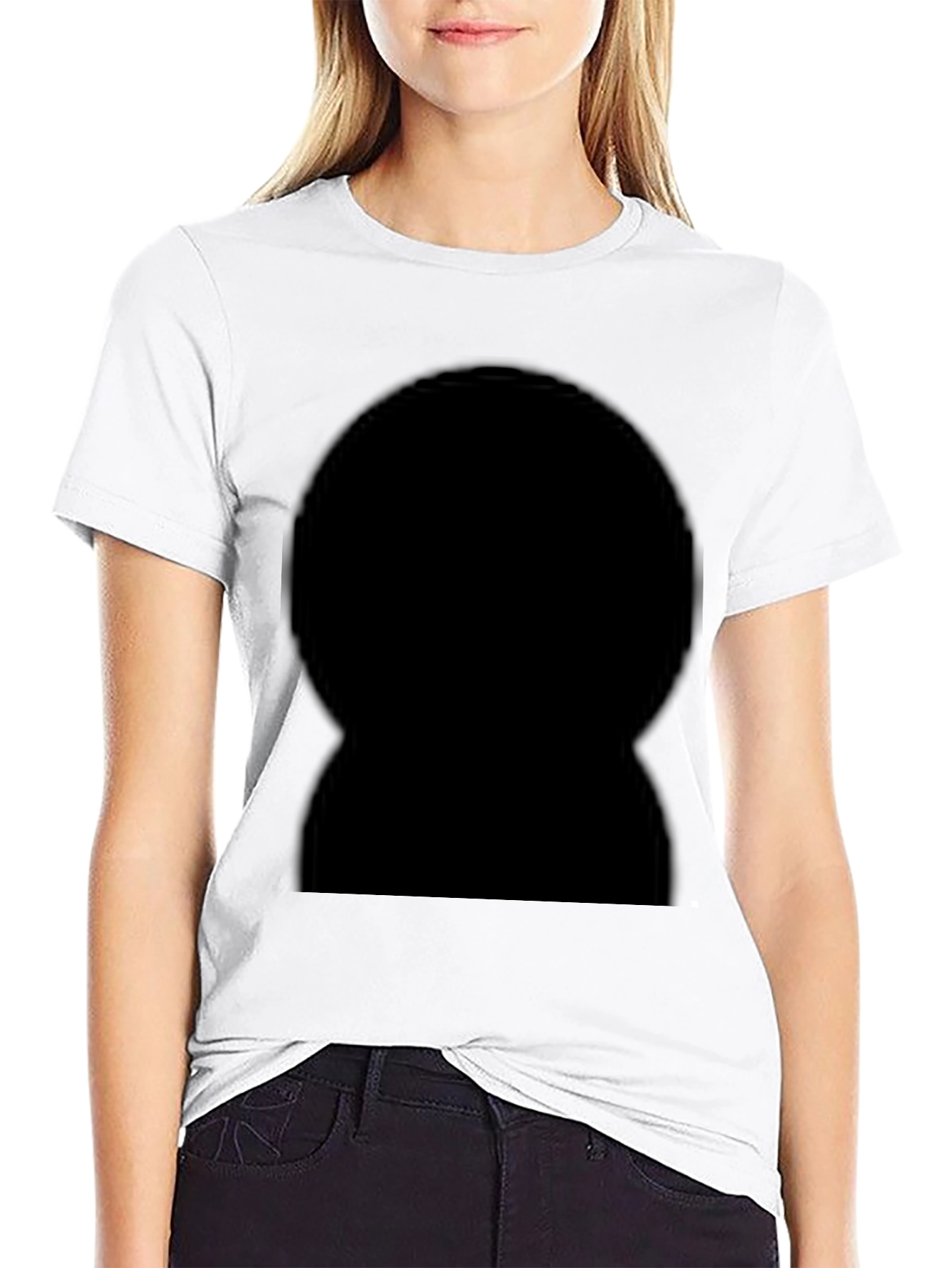 Mens Black Crew Neck T-Shirt