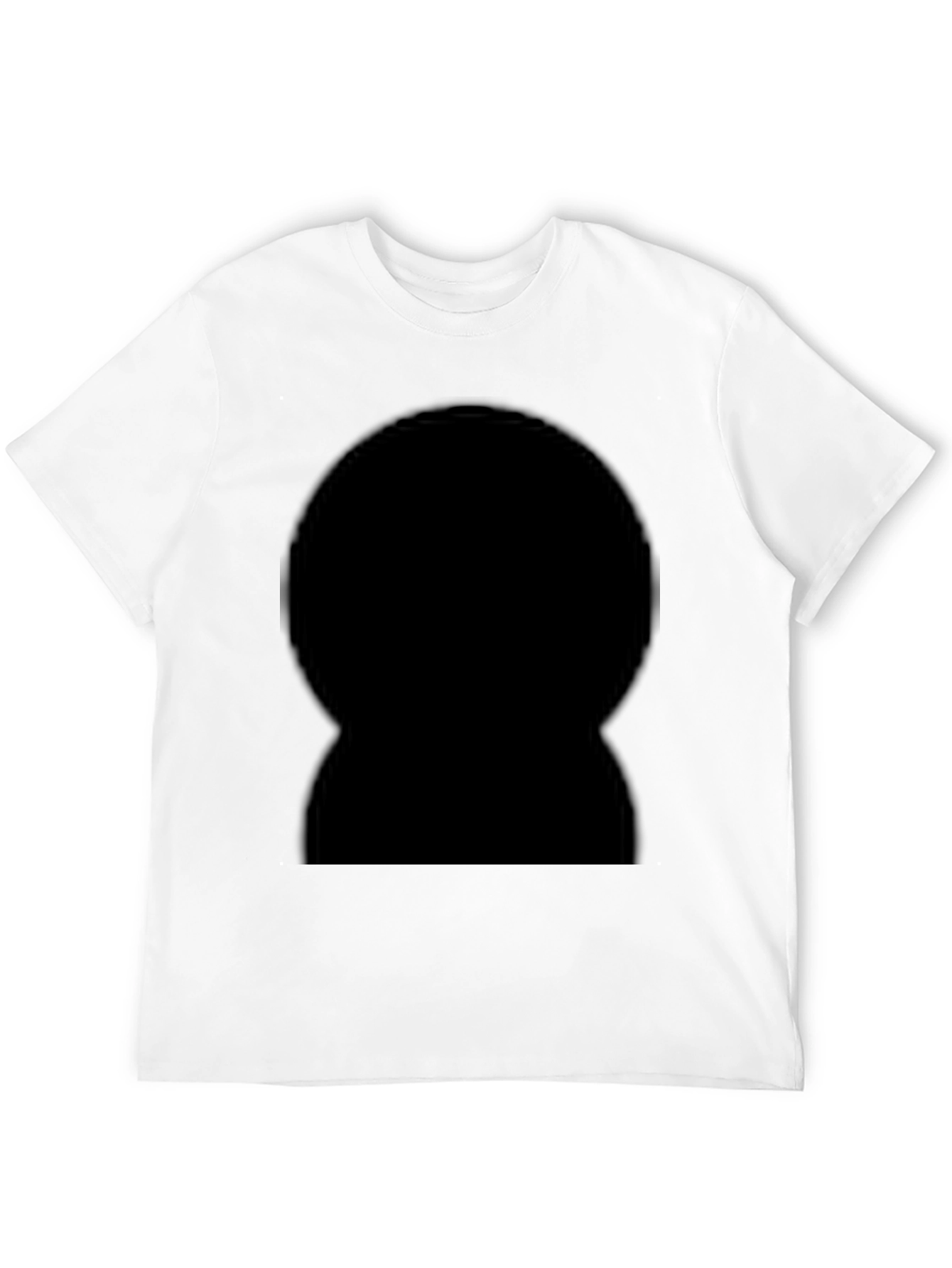Mens Black Crew Neck T-Shirt