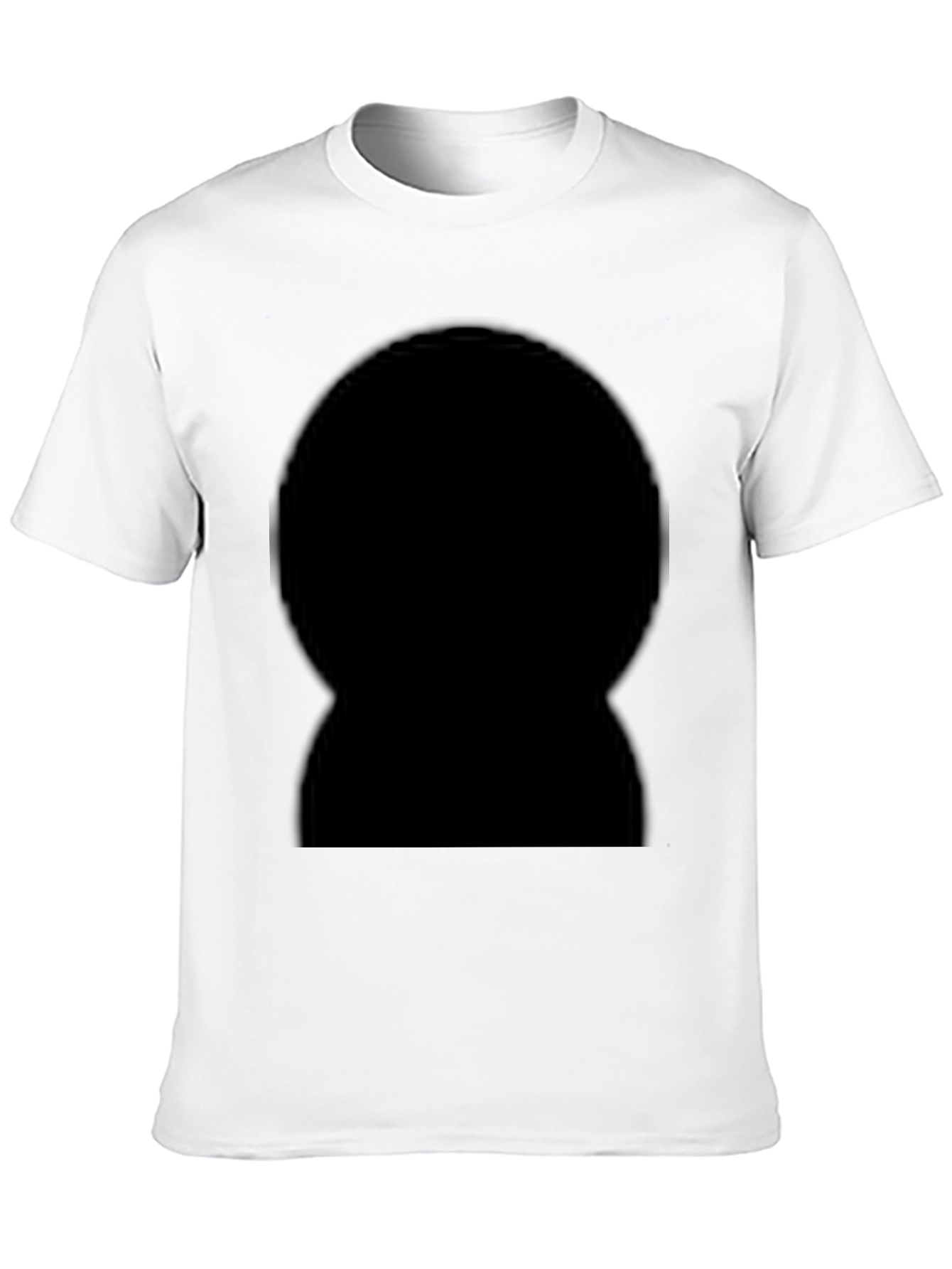 Mens Black Crew Neck T-Shirt