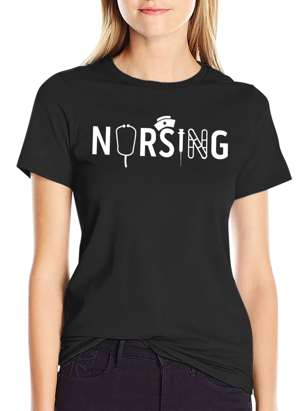 Nursing Themed Graphic T-Shirt