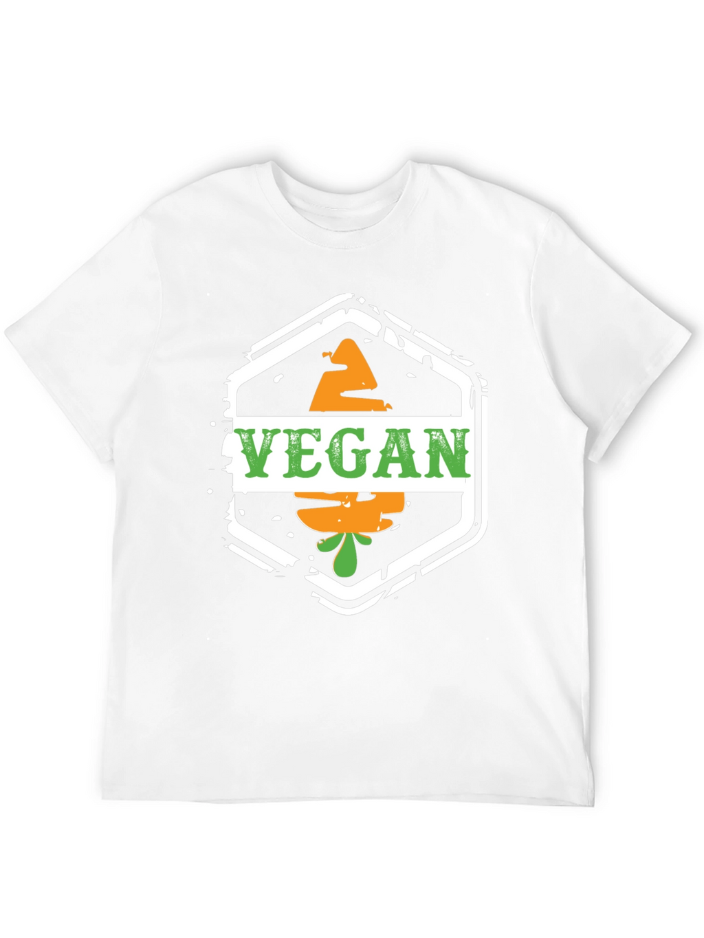 Vegan Carrot T-Shirt - Black Graphic Tee