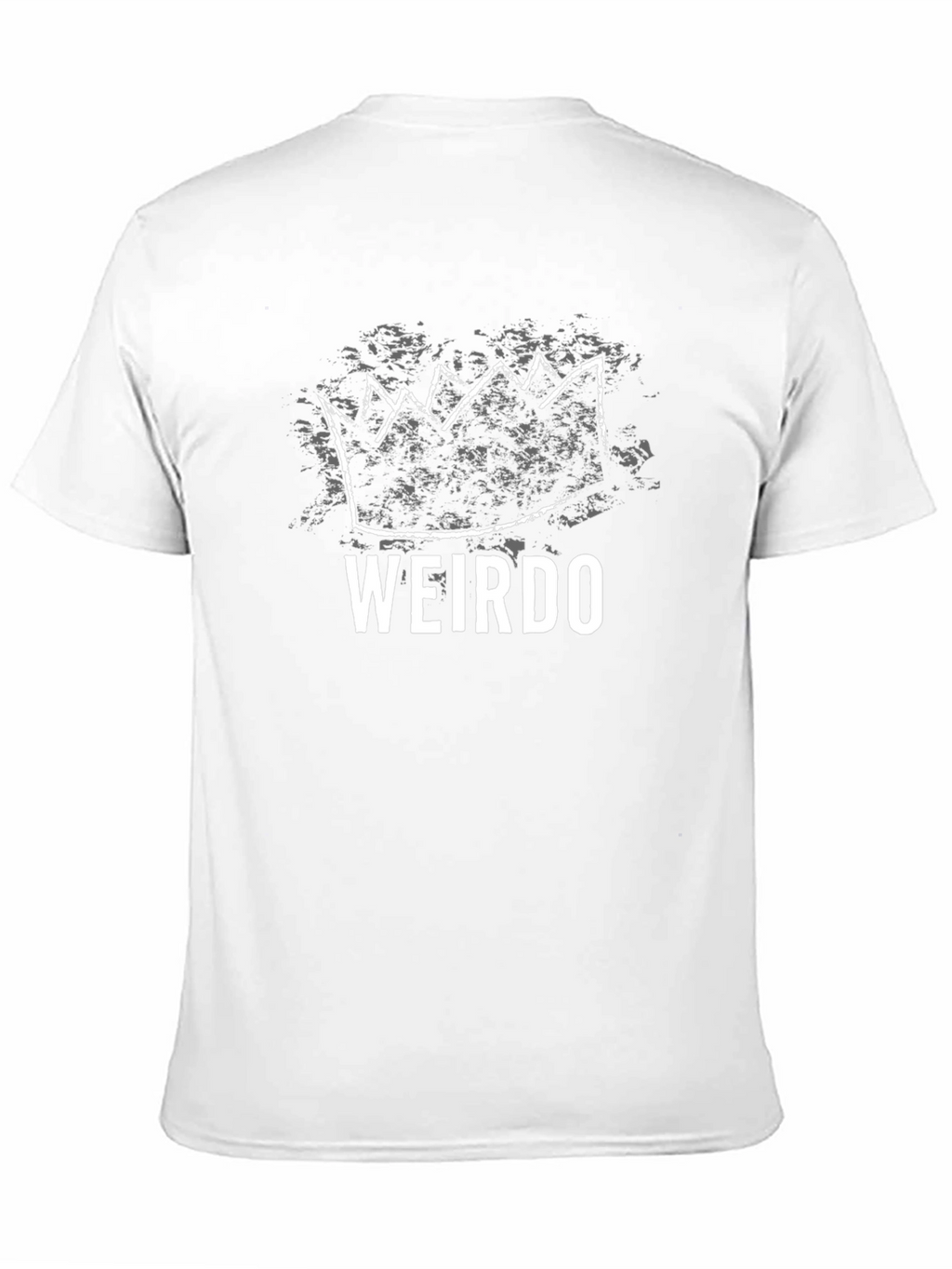 Weirdo Crown Graphic Tee - Black Cotton Casual Shirt