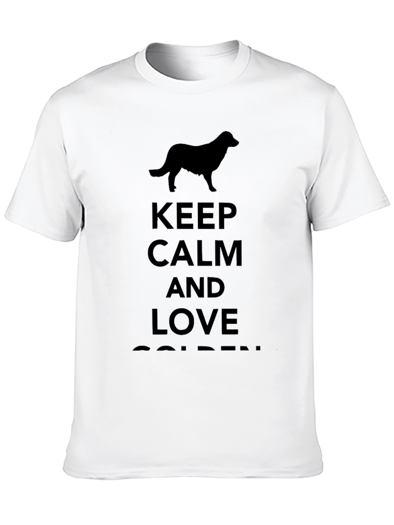 Keep Calm and Love Golden T-Shirt