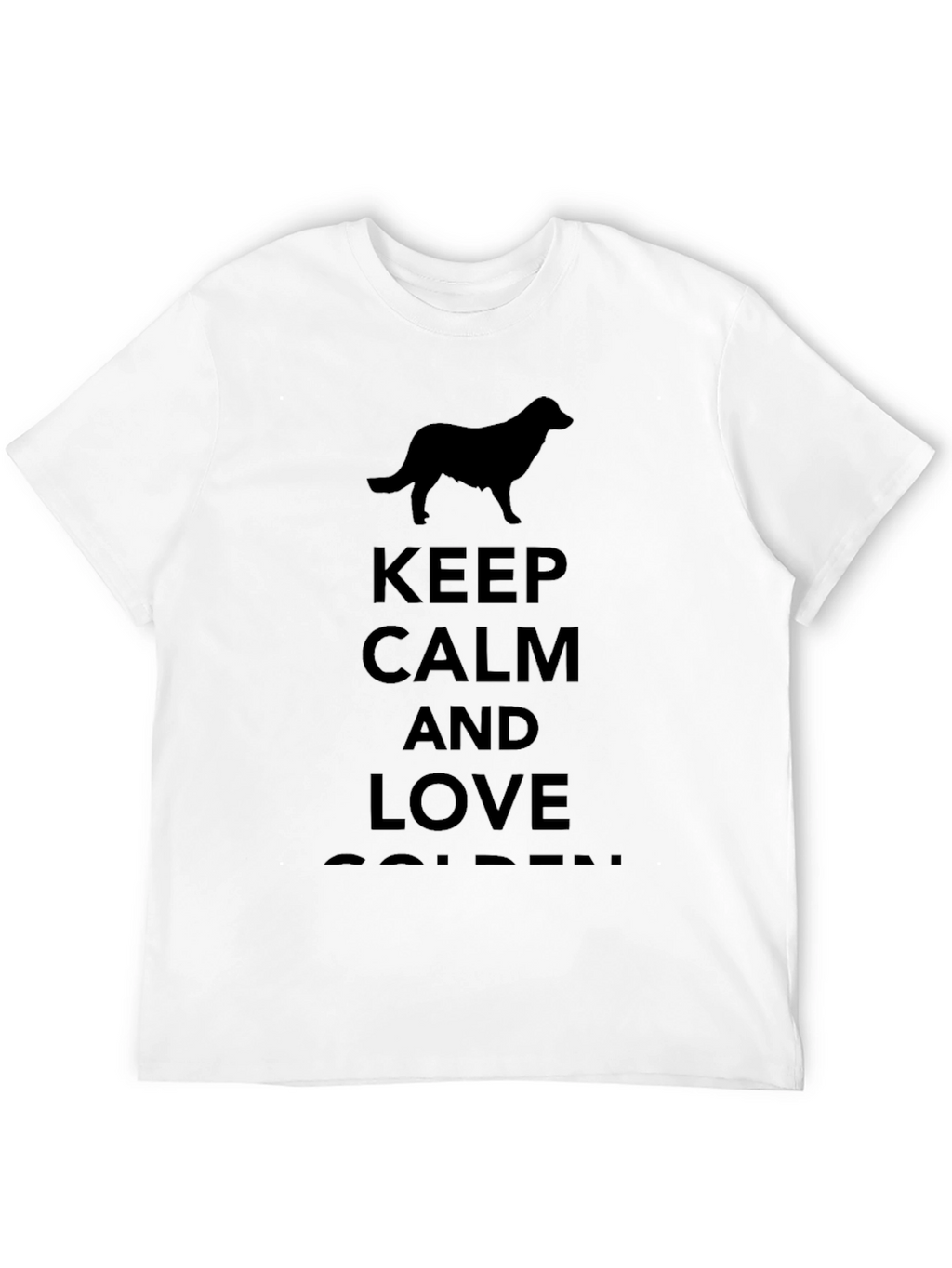 Keep Calm and Love Golden T-Shirt