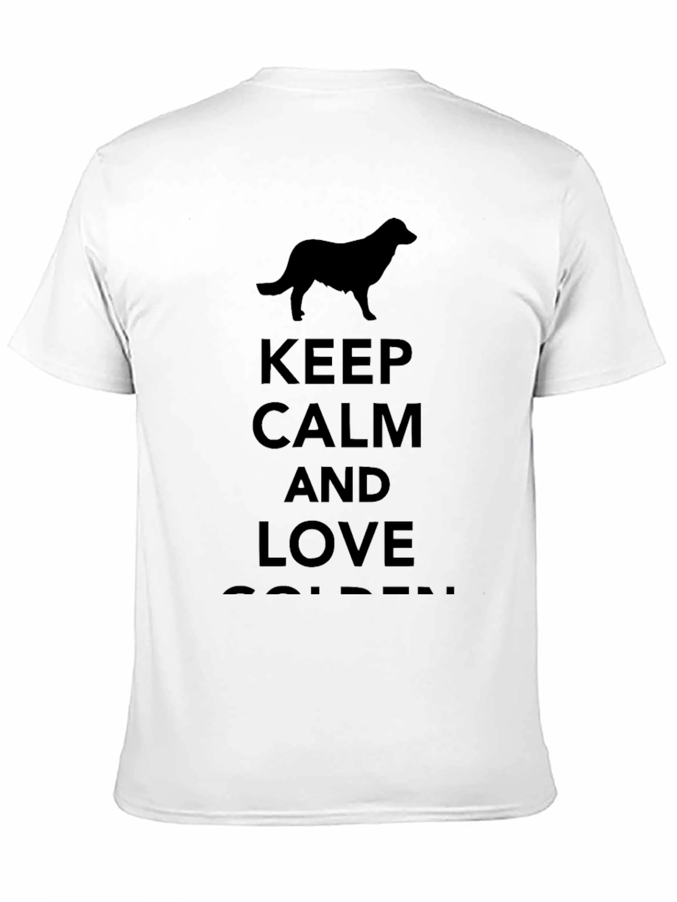 Keep Calm and Love Golden T-Shirt