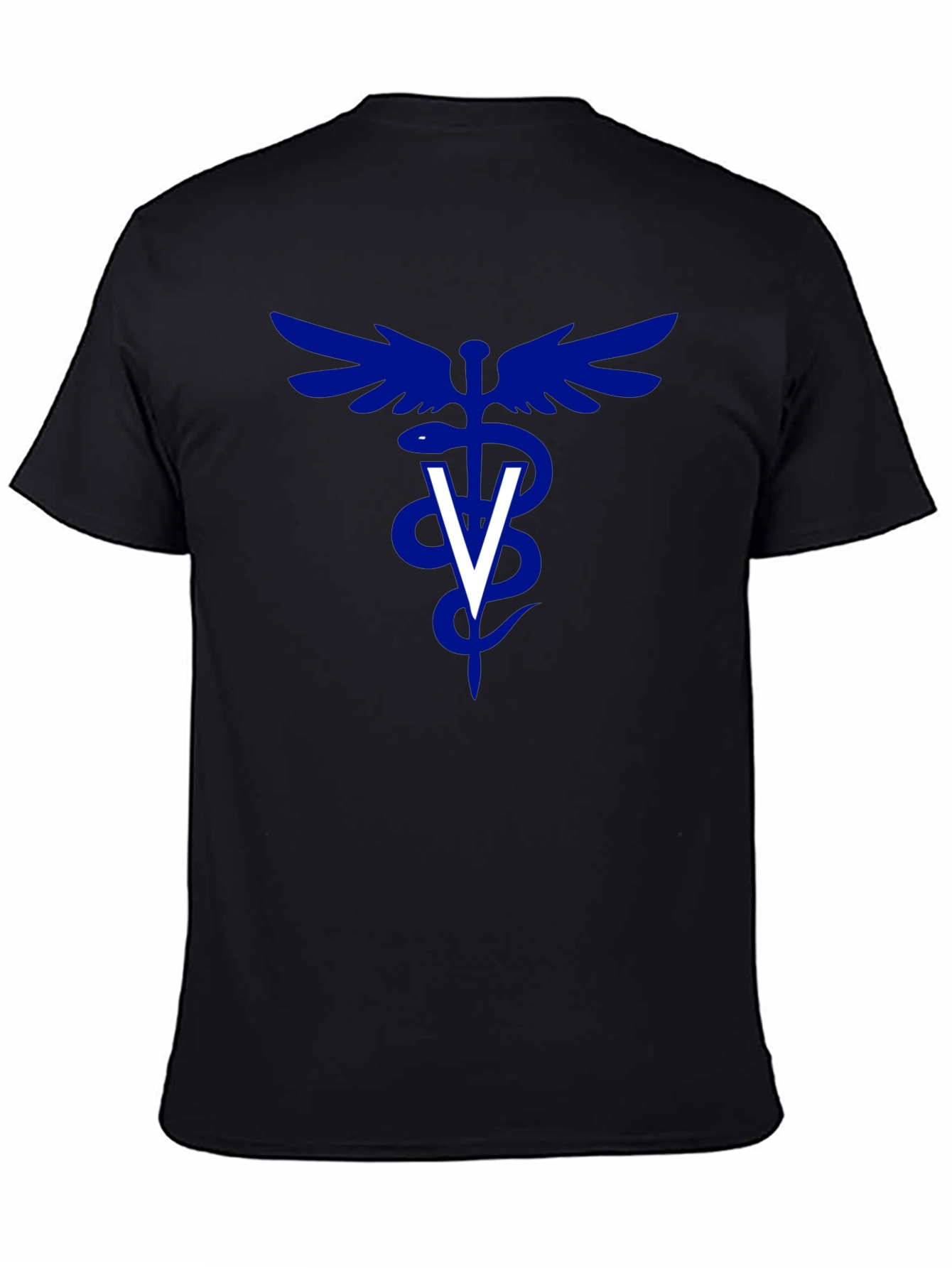 Vet Caduceus T-Shirt - Classic Symbol Tee