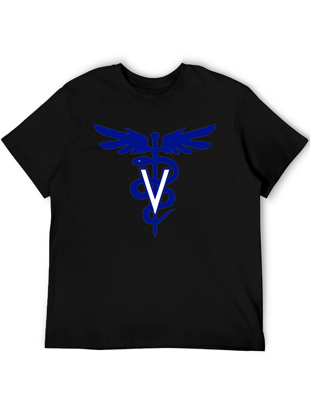 Vet Caduceus T-Shirt - Classic Symbol Tee