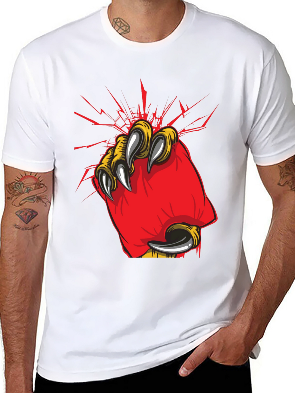 Claw Graphic Black T-Shirt