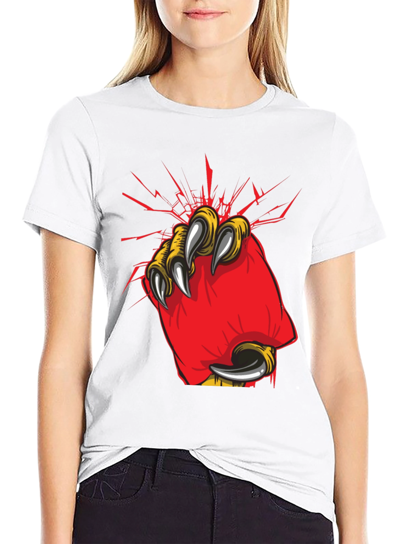 Claw Graphic Black T-Shirt