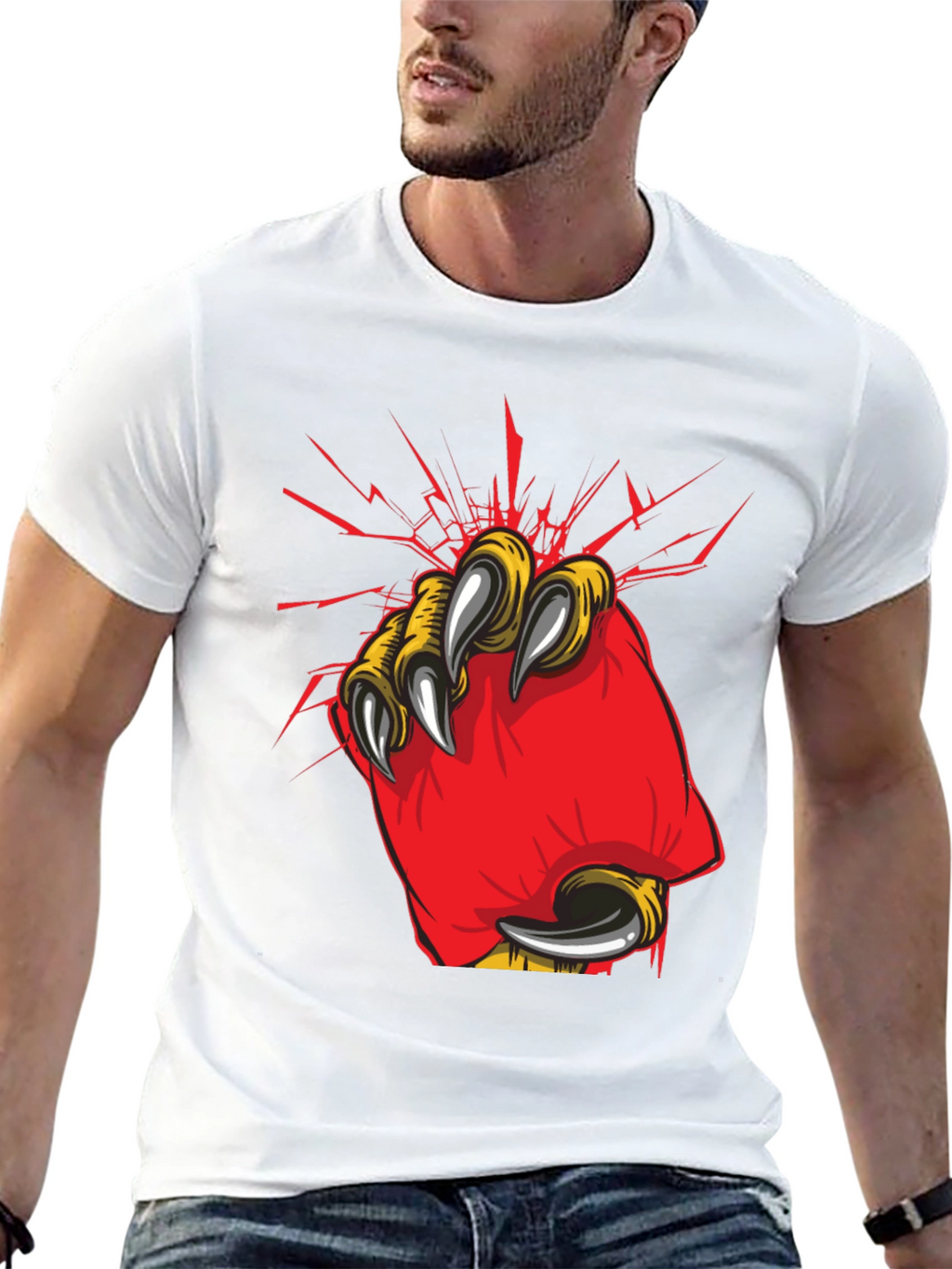 Claw Graphic Black T-Shirt