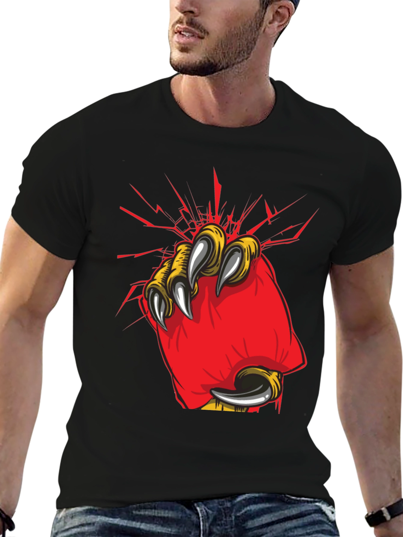 Claw Graphic Black T-Shirt