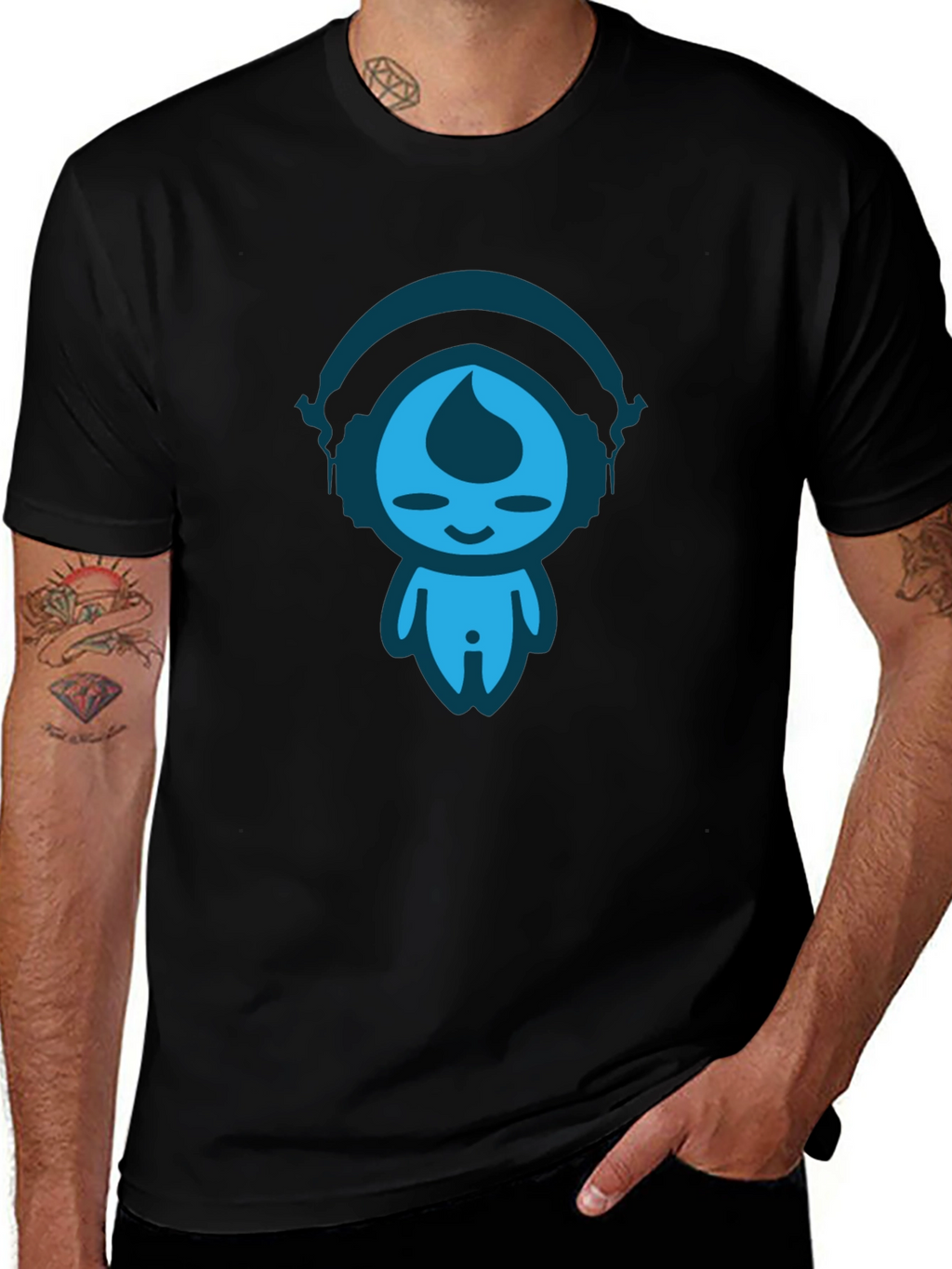 Cool Graphic Tee - DJ Waterdrop
