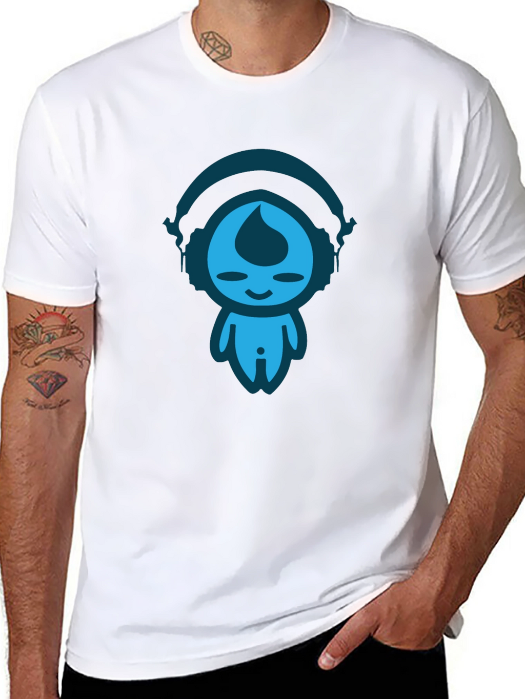 Cool Graphic Tee - DJ Waterdrop