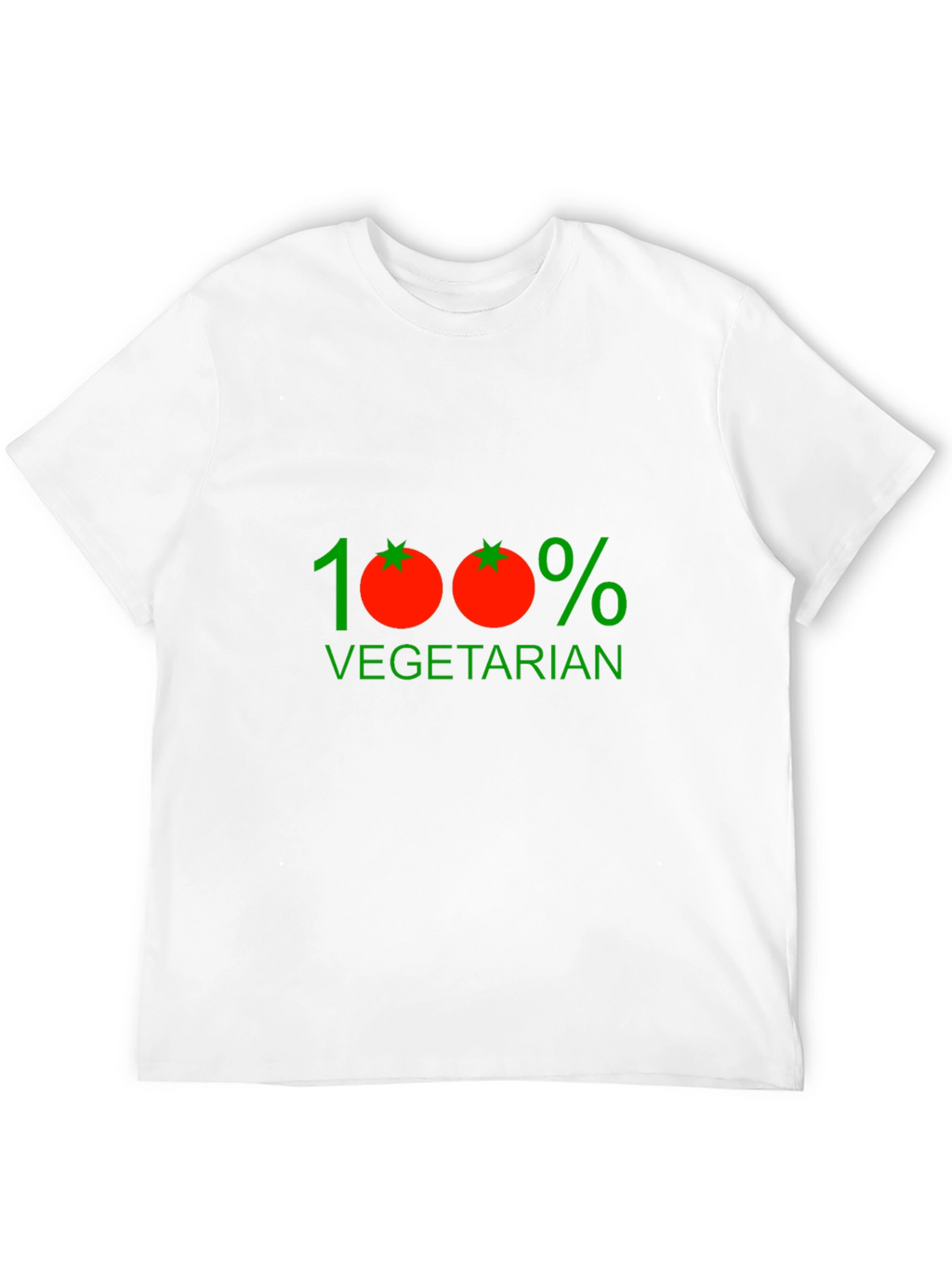 100% Vegetarian Graphic Tee - Black