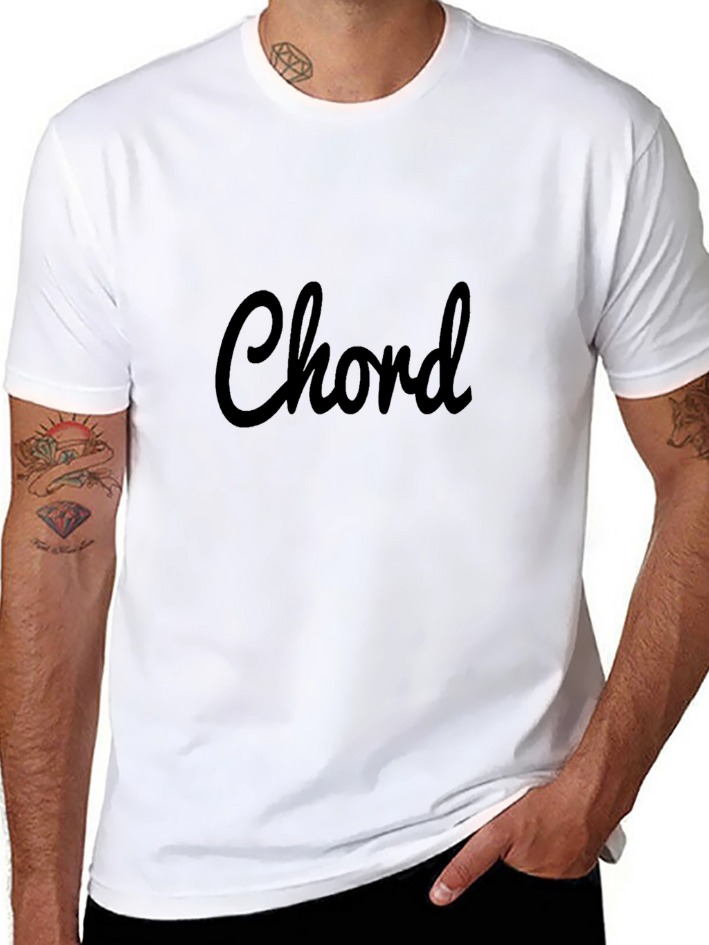 Chord Black T-Shirt - Stylish & Comfortable!