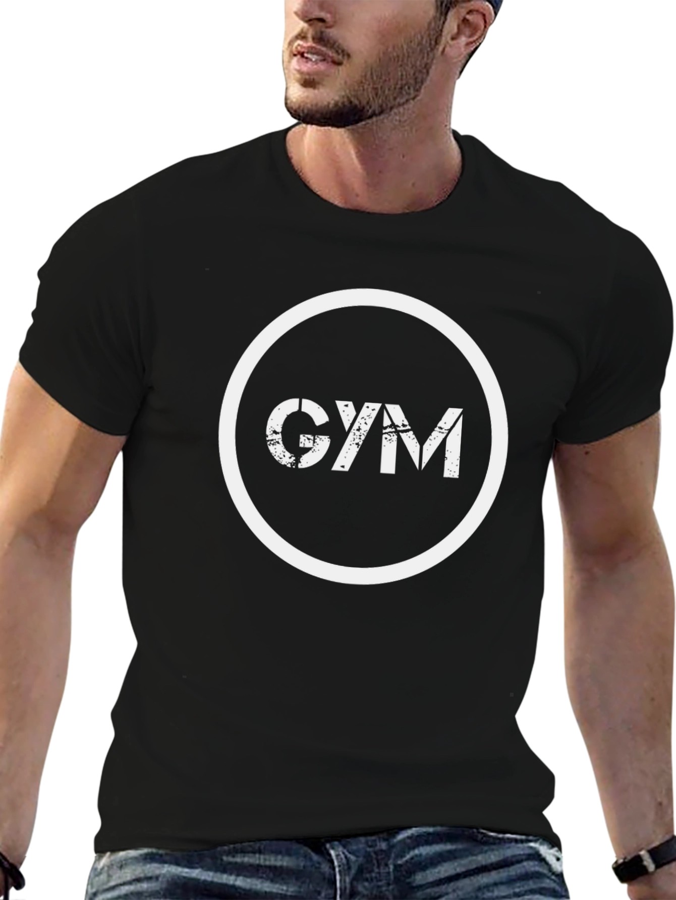 GYM Graphic Black T-Shirt - Workout Ready