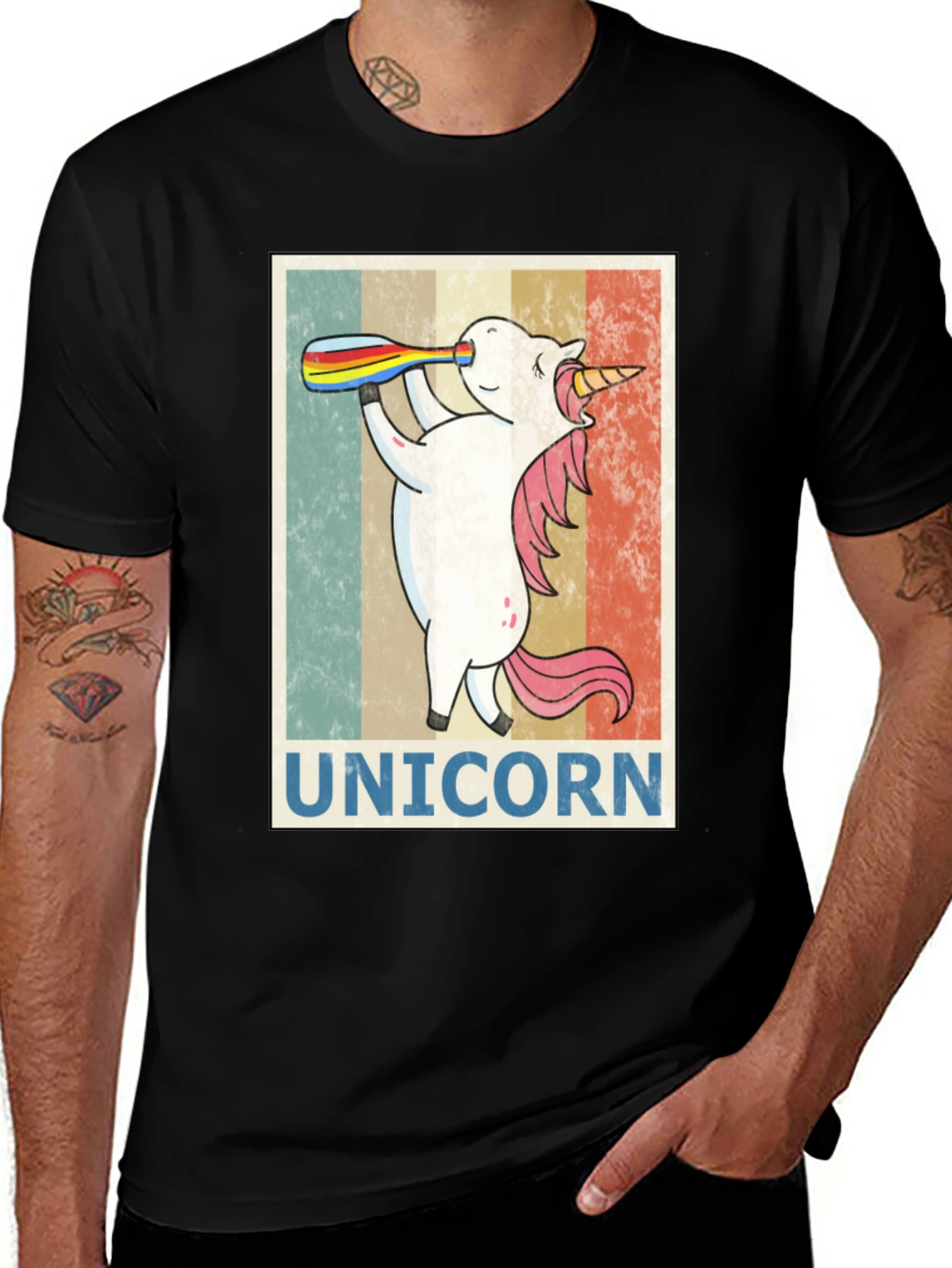 Unicorn Beer T-Shirt - Quirky Graphic Tee