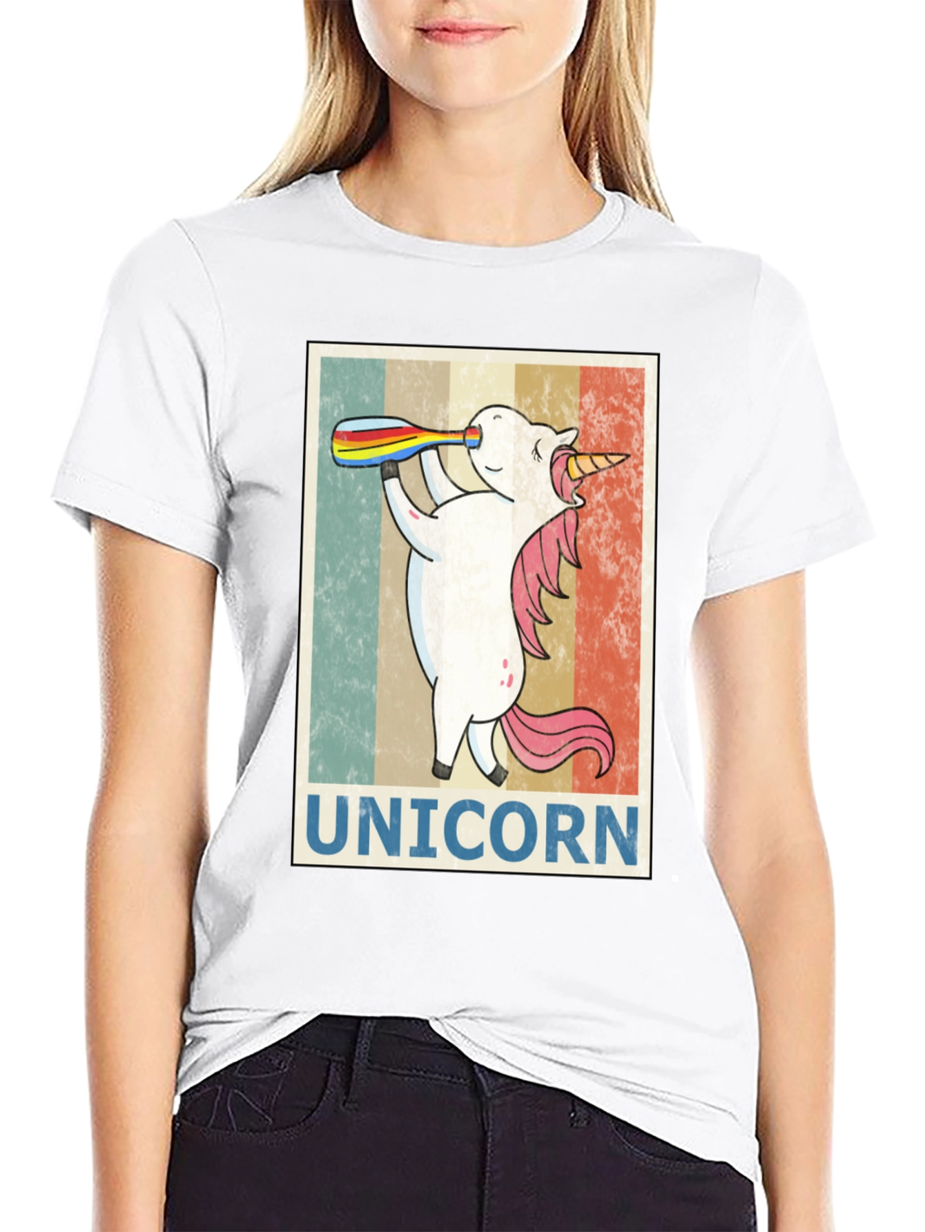 Unicorn Beer T-Shirt - Quirky Graphic Tee