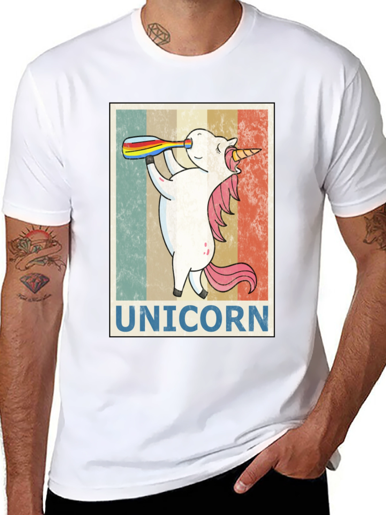 Unicorn Beer T-Shirt - Quirky Graphic Tee