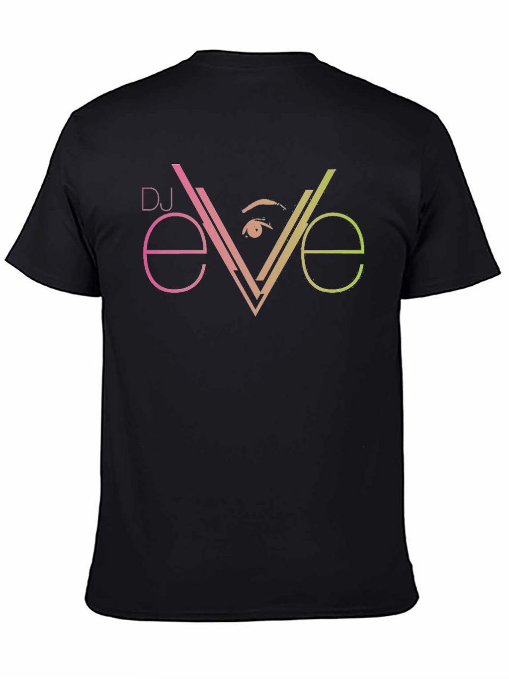 DJ Eve Graphic Tee - Black Cotton
