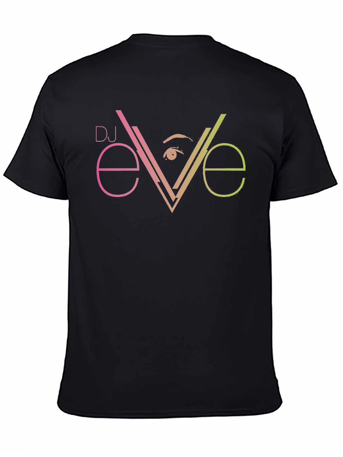 DJ Eve Graphic Tee - Black Cotton