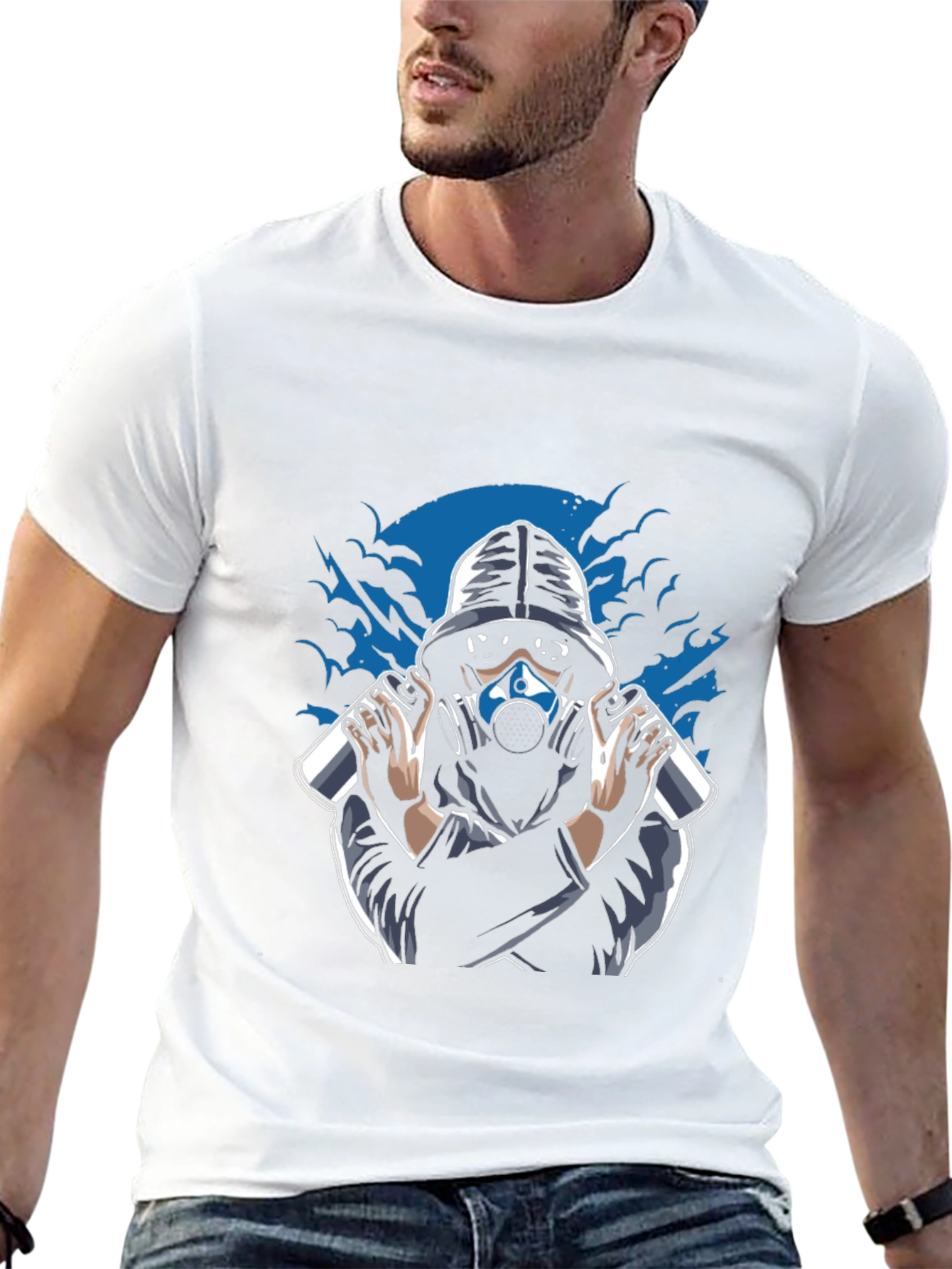 Streetwear Graphic Tee - Urban Art