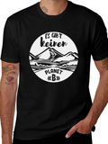 Es Gibt Keinen Planet B Black Graphic Tee
