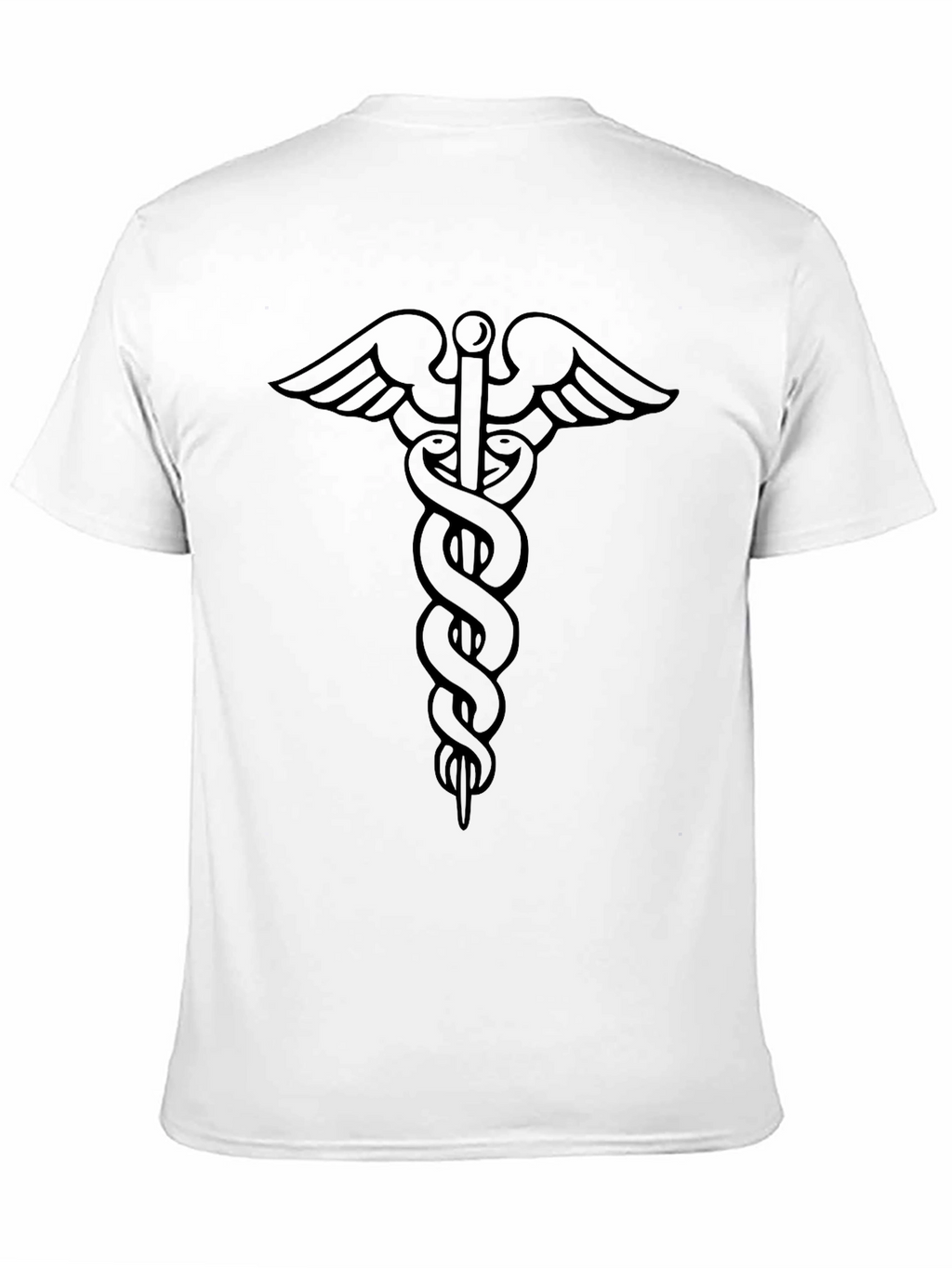 Caduceus Symbol Black T-Shirt