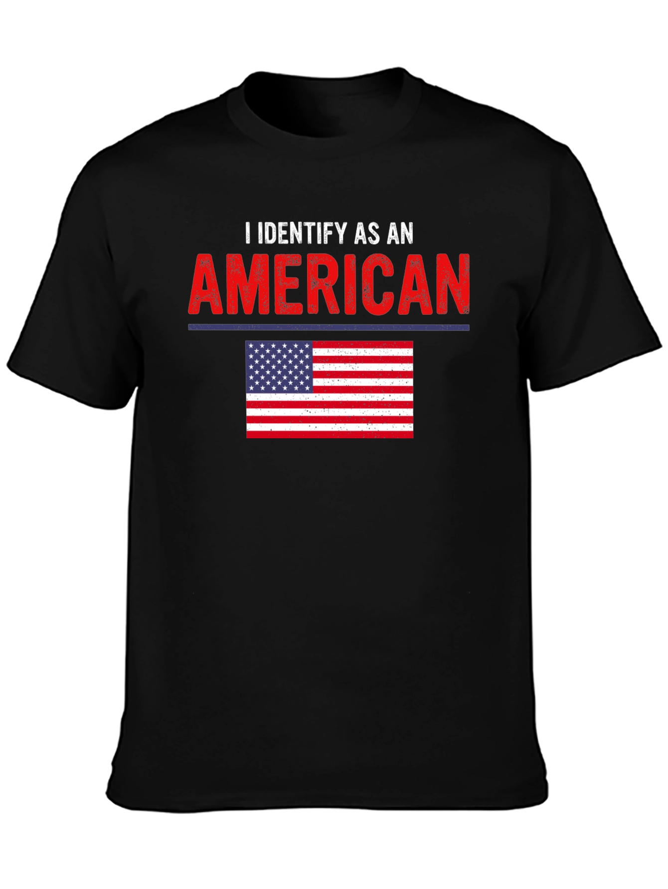 I Identify As An American Patriotic Graphic T-Shirt