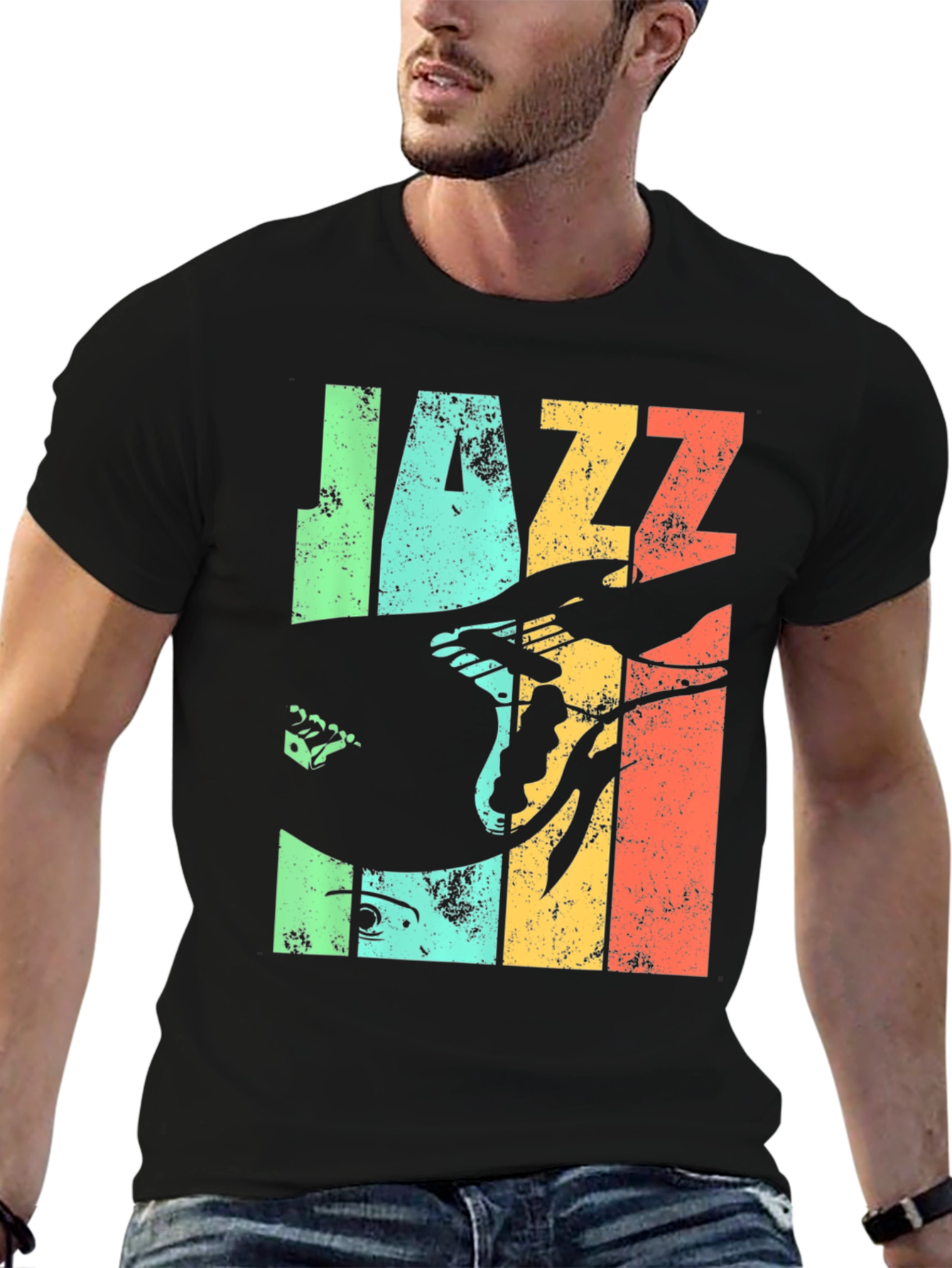 Vintage Jazz Guitar T-Shirt
