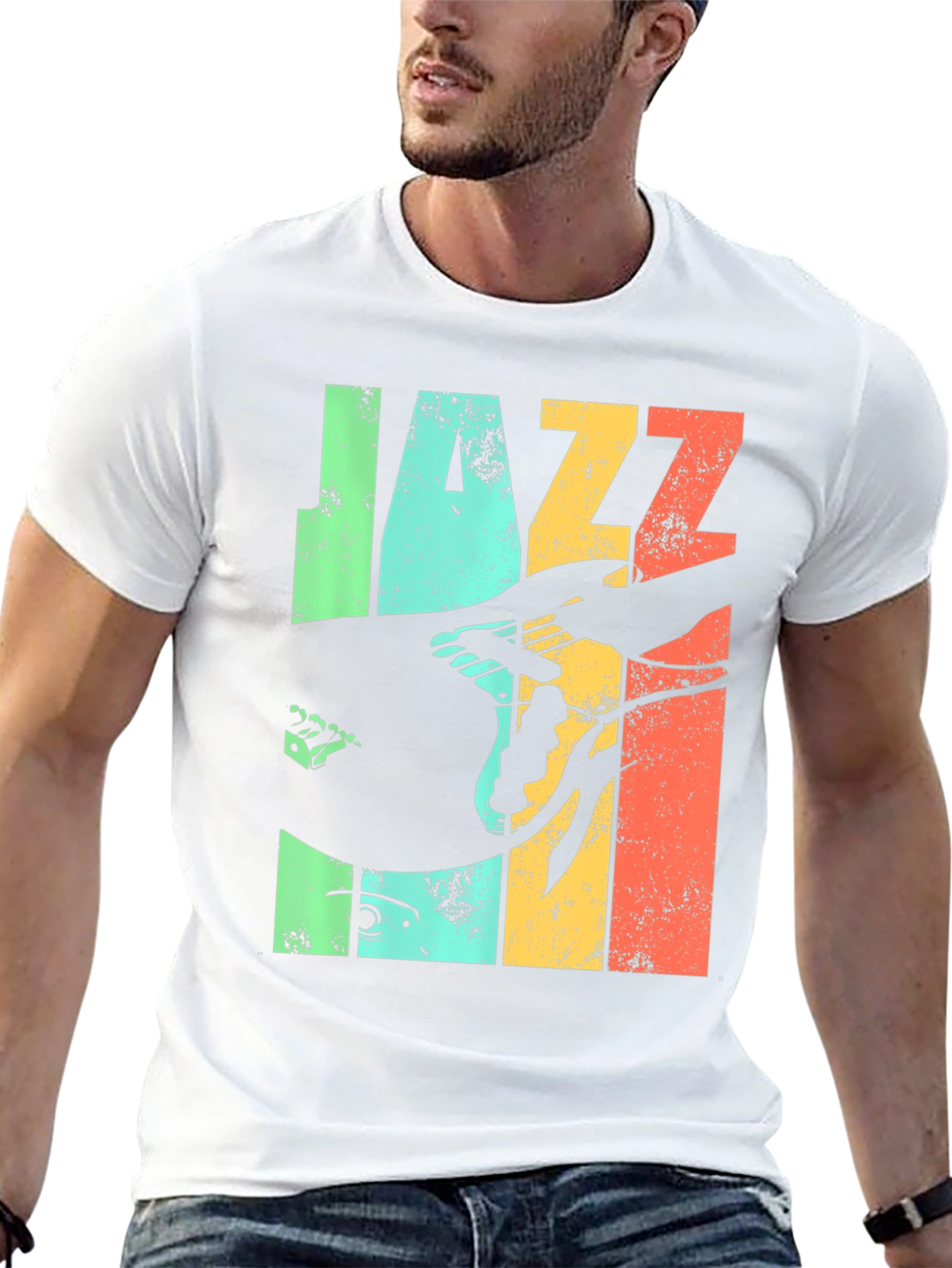 Vintage Jazz Guitar T-Shirt