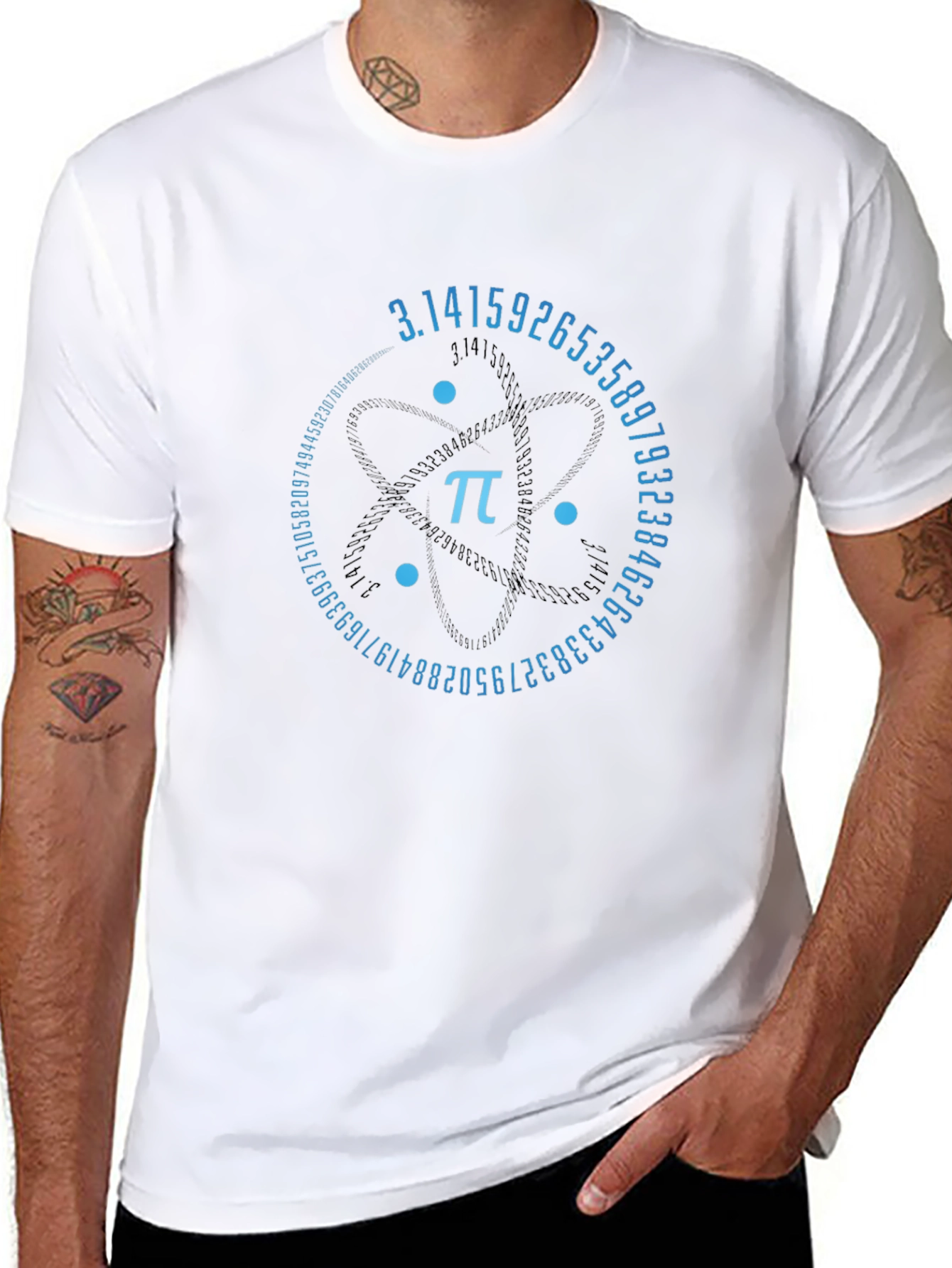 Pi Symbol Graphic T-Shirt