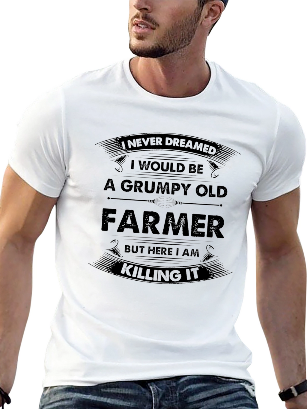 Grumpy Old Farmer T-Shirt - Killing It