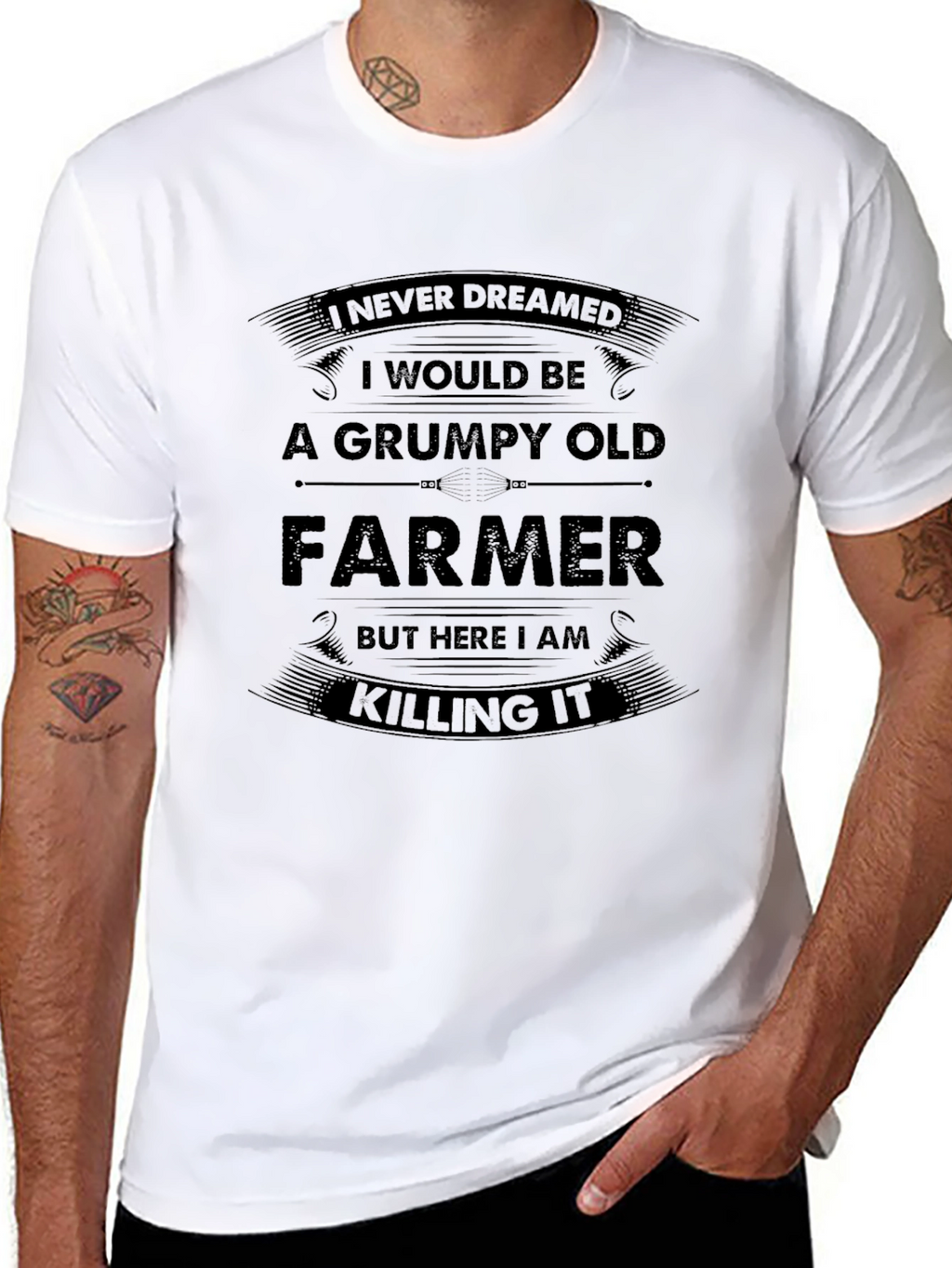 Grumpy Old Farmer T-Shirt - Killing It