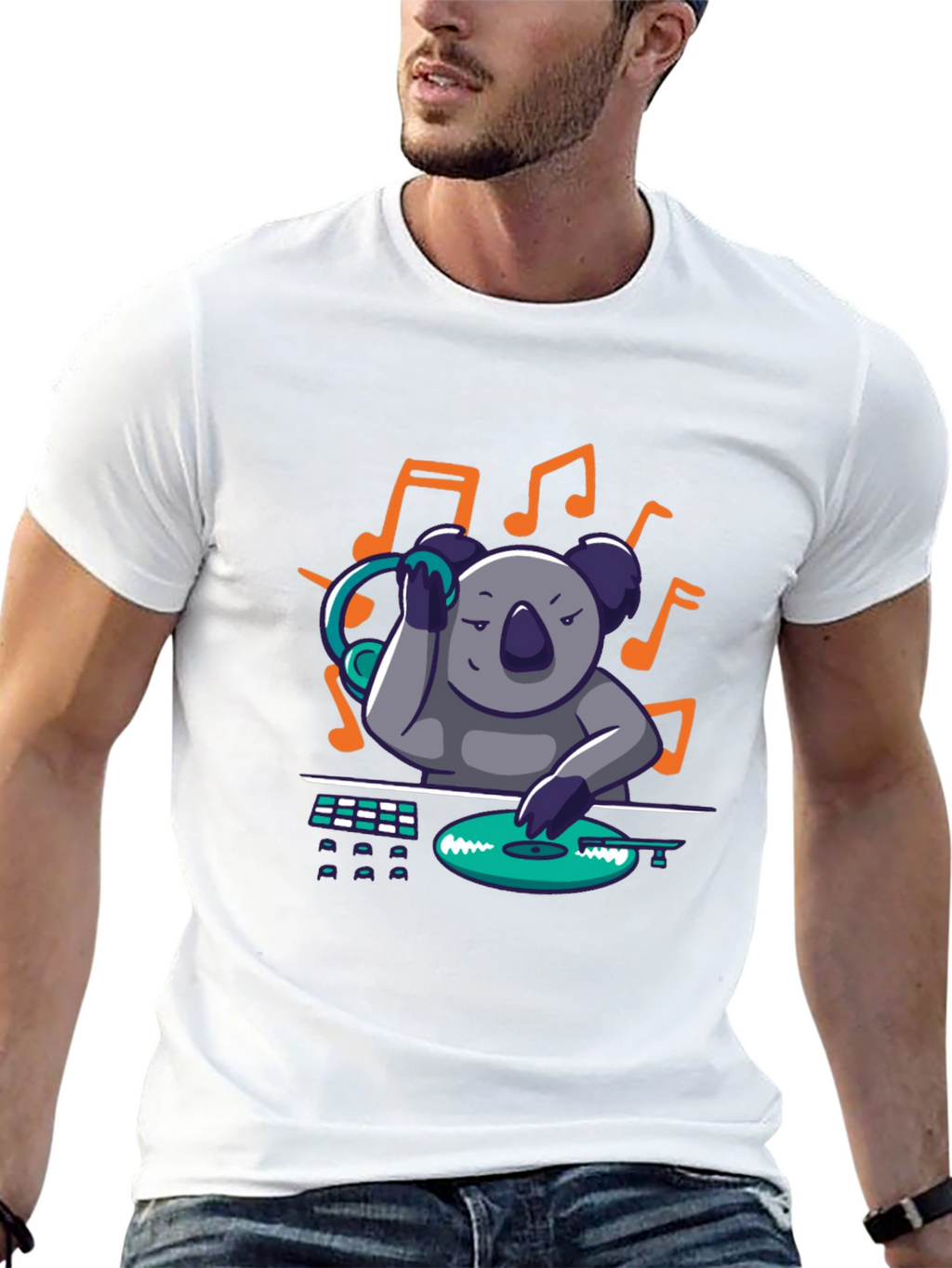 DJ Koala Graphic Tee - Music Lovers T-Shirt