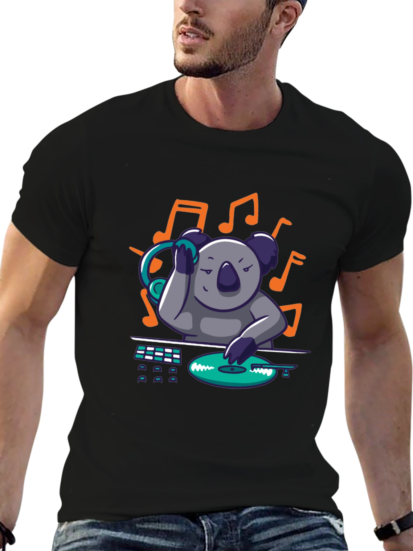 DJ Koala Graphic Tee - Music Lovers T-Shirt