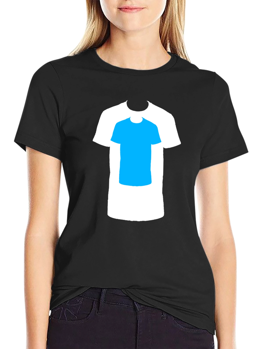 T-Shirt with Layered T-Shirt Design