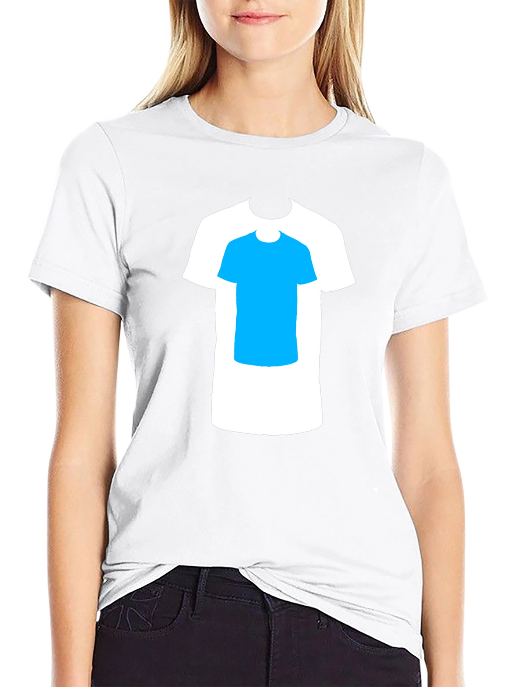T-Shirt with Layered T-Shirt Design