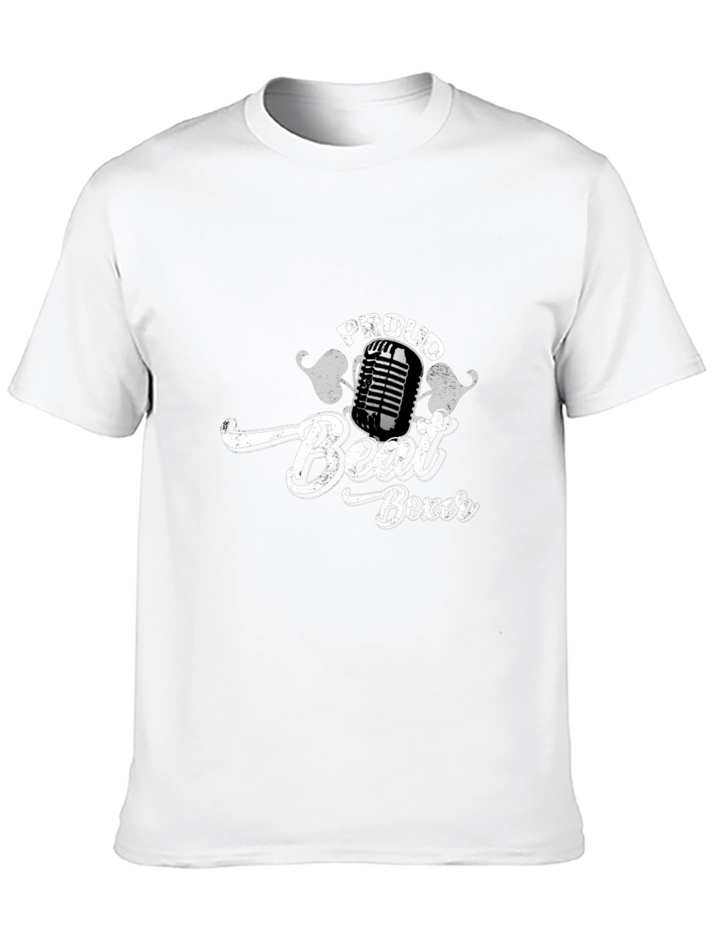 Proud Beat Boxer Black T-Shirt - Music Lover Tee