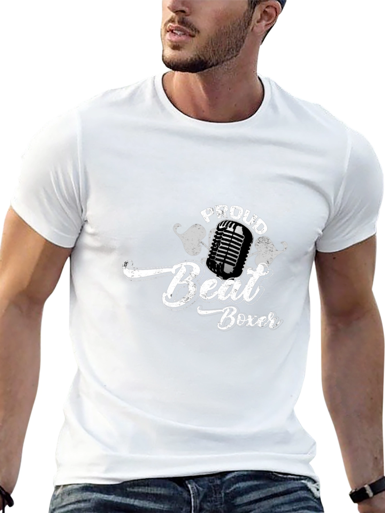 Proud Beat Boxer Black T-Shirt - Music Lover Tee
