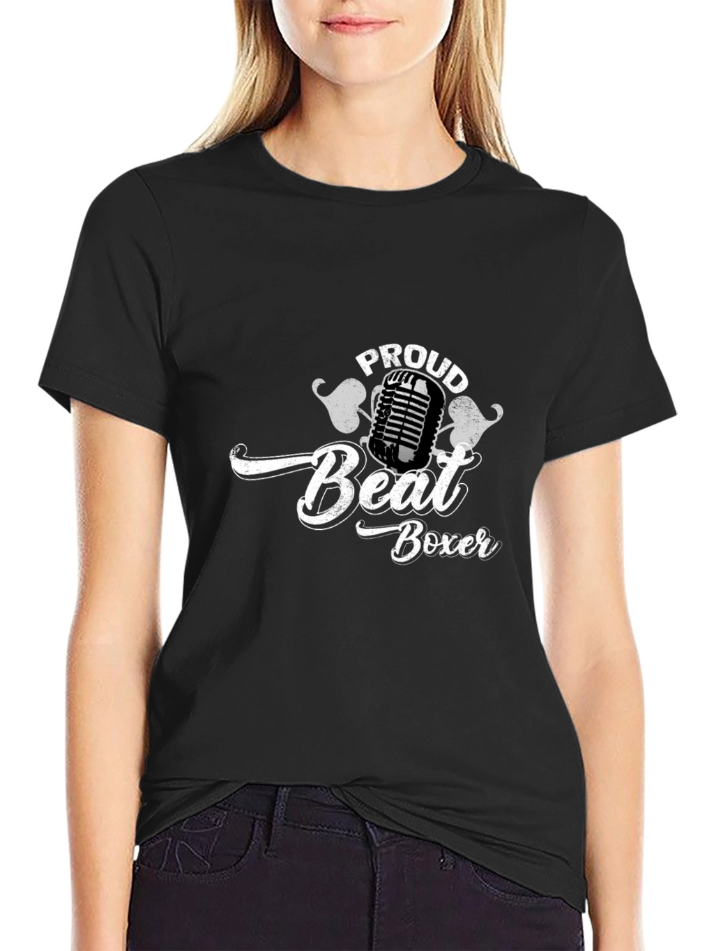 Proud Beat Boxer Black T-Shirt - Music Lover Tee