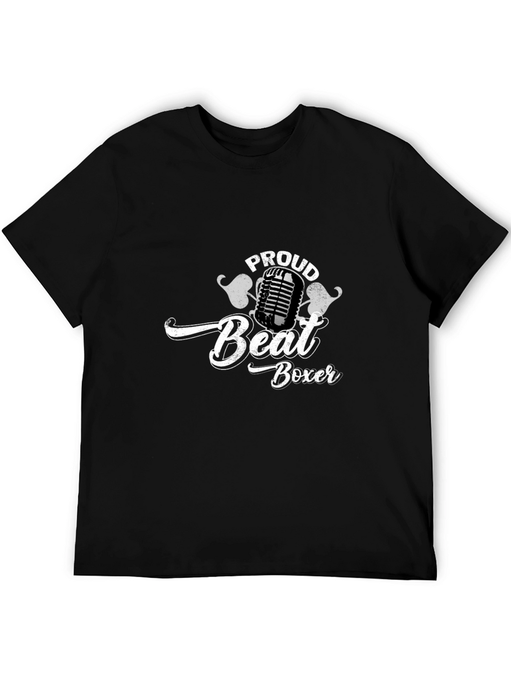 Proud Beat Boxer Black T-Shirt - Music Lover Tee