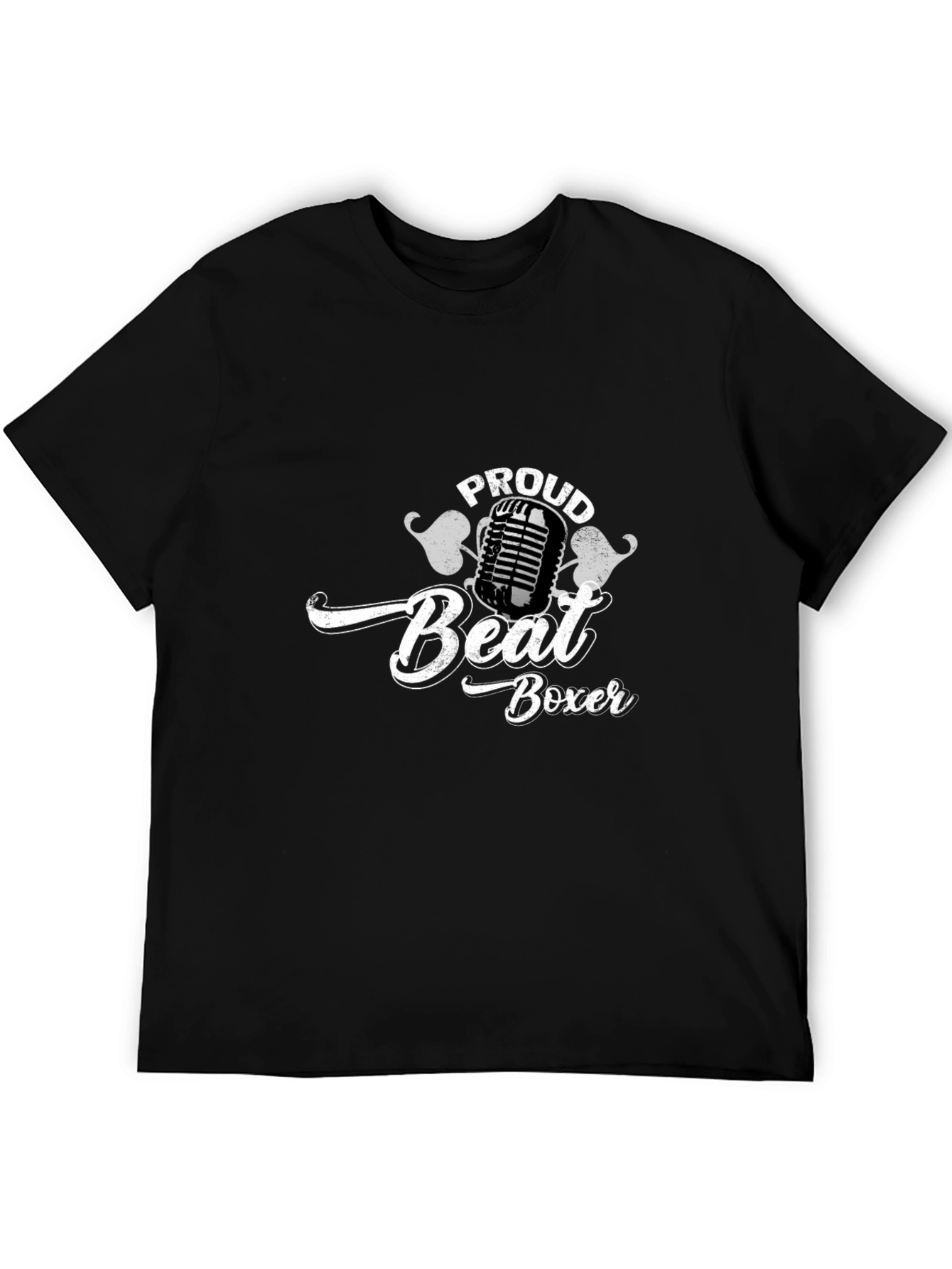 Proud Beat Boxer Black T-Shirt - Music Lover Tee